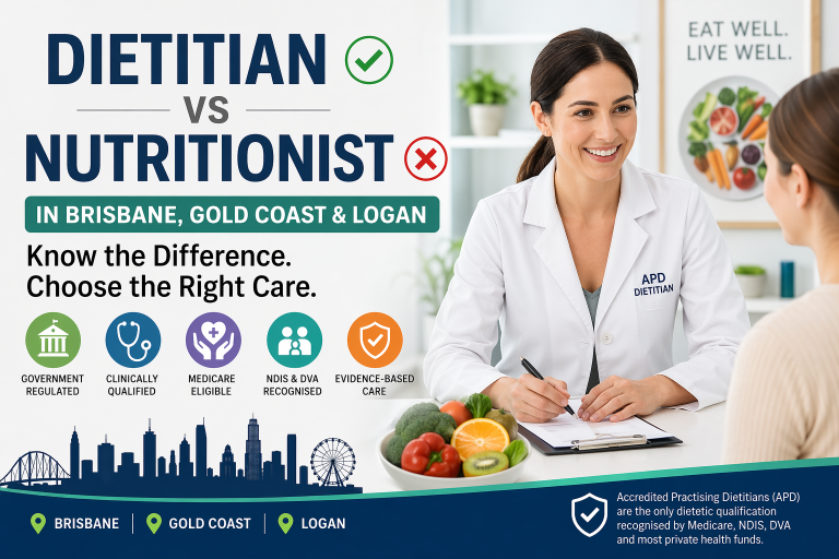 Dietitian vs. Nutritionistin Brisbane